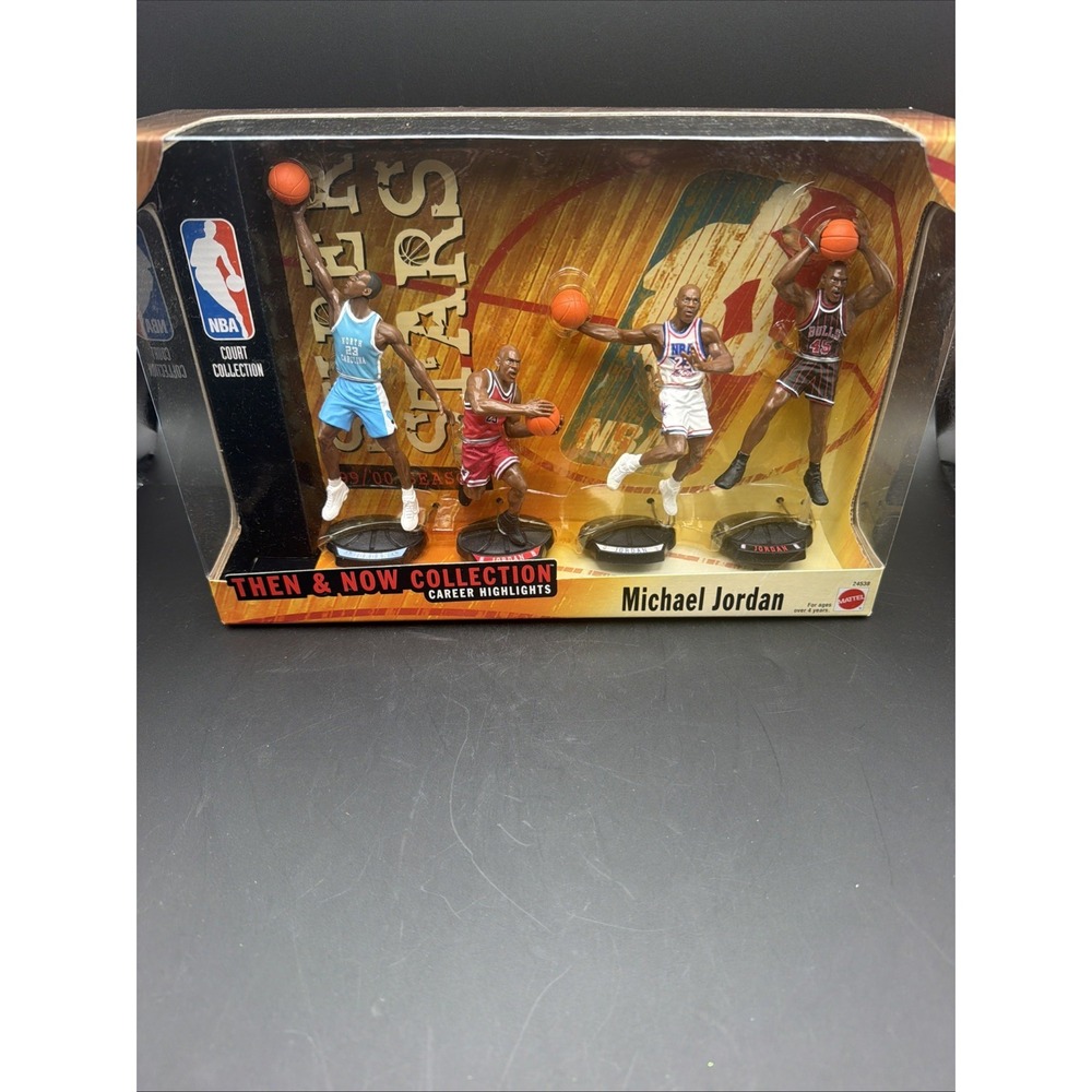 MATTEL Michael Jordan "Then And Now" Collection Figures 1999 NBA Chicago Bulls